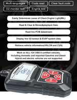 Lettore codice OBD2 KONNWEI KW309 scanner diagnostico
