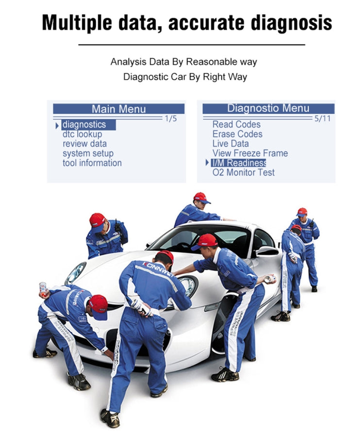 Lettore codice OBD2 KONNWEI KW309 scanner diagnostico