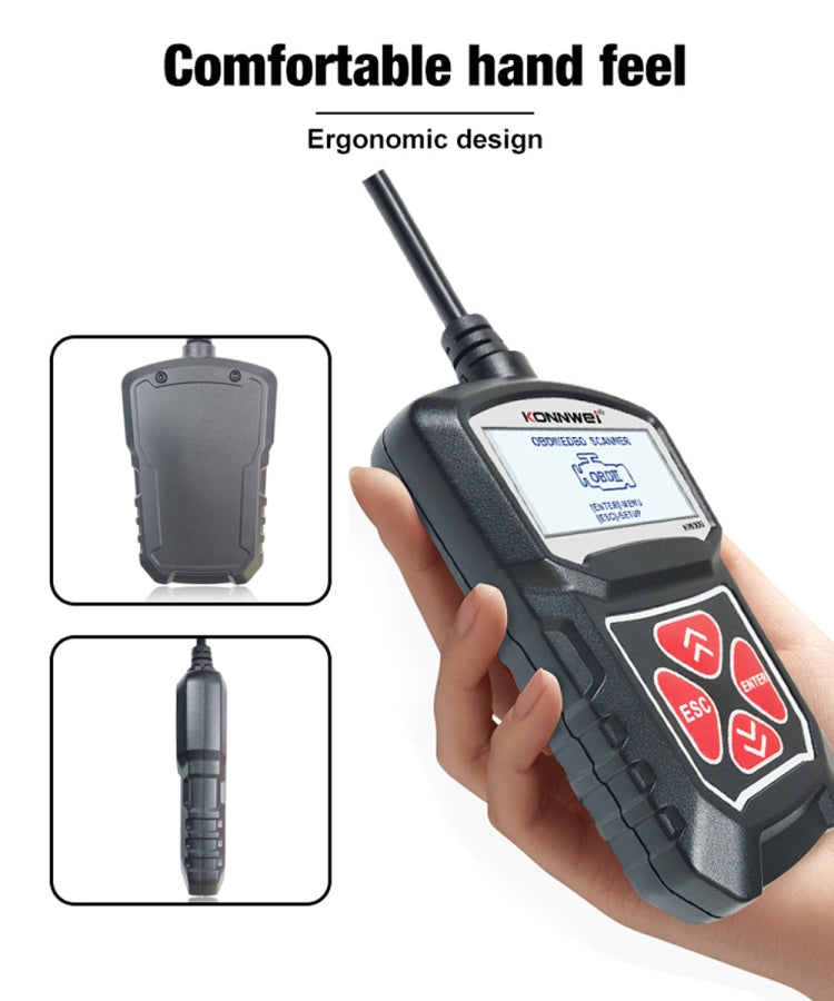 Lettore codice OBD2 KONNWEI KW309 scanner diagnostico