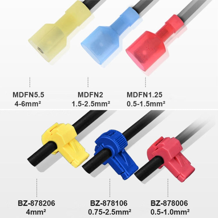 Set 120 connettori isolati a T per cablaggio rapido