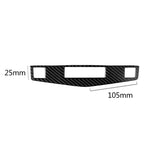 Adesivo decorativo per pannello console centrale in fibra di carbonio per auto per Mercedes-Benz W204 Classe C 2007-2010, Center Console Panel
