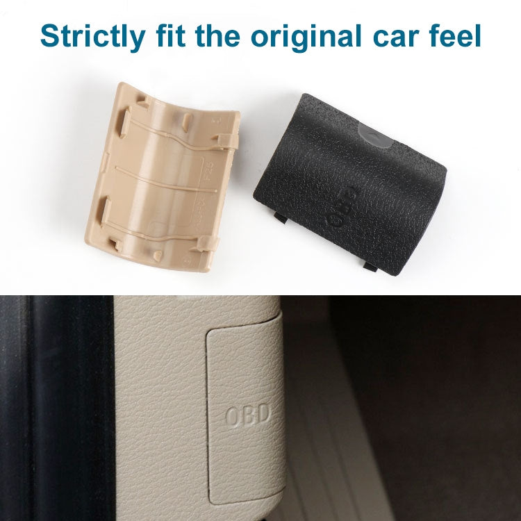 Copertura per spina diagnostica auto Pannello decorativo per pannello OBD 51437147538 per BMW E90 2005-2012, For BMW E90 2005-2012 (Black), For BMW E90 2005-2012 (Beige)