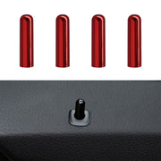 4 pezzi di maniglia per porta del bullone della porta della copertura di sblocco dell'auto per BMW X1 / X6