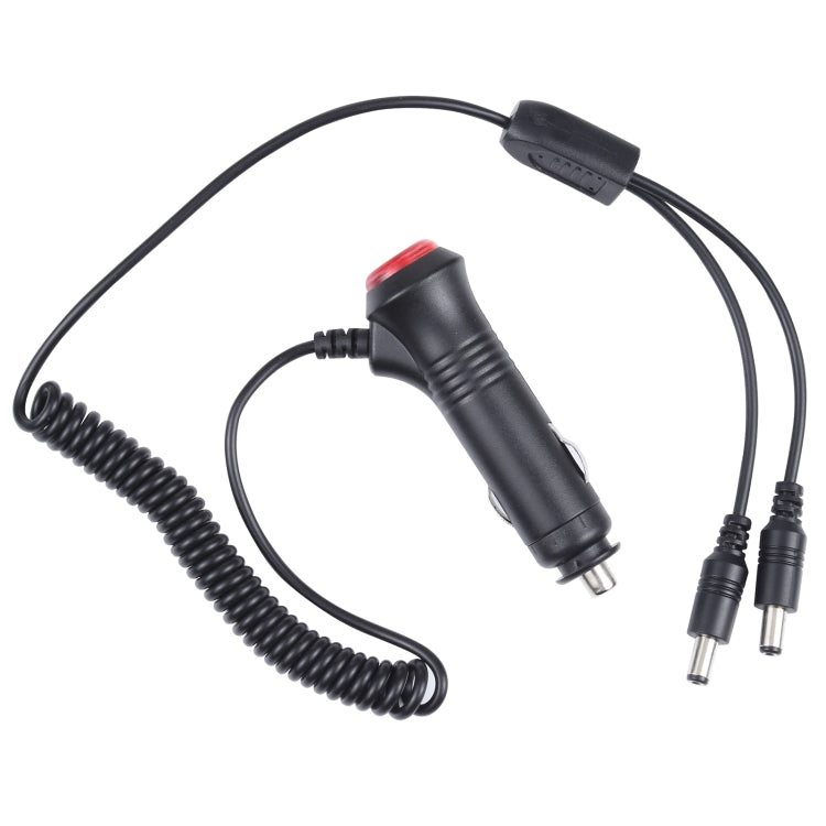 Spina per interruttore accendisigari da auto 12-24V al cavo di alimentazione a molla per caricabatterie DC5.5x2.1mm, Switch Plug