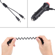 Spina per interruttore accendisigari da auto 12-24V al cavo di alimentazione a molla per caricabatterie DC5.5x2.1mm, Switch Plug