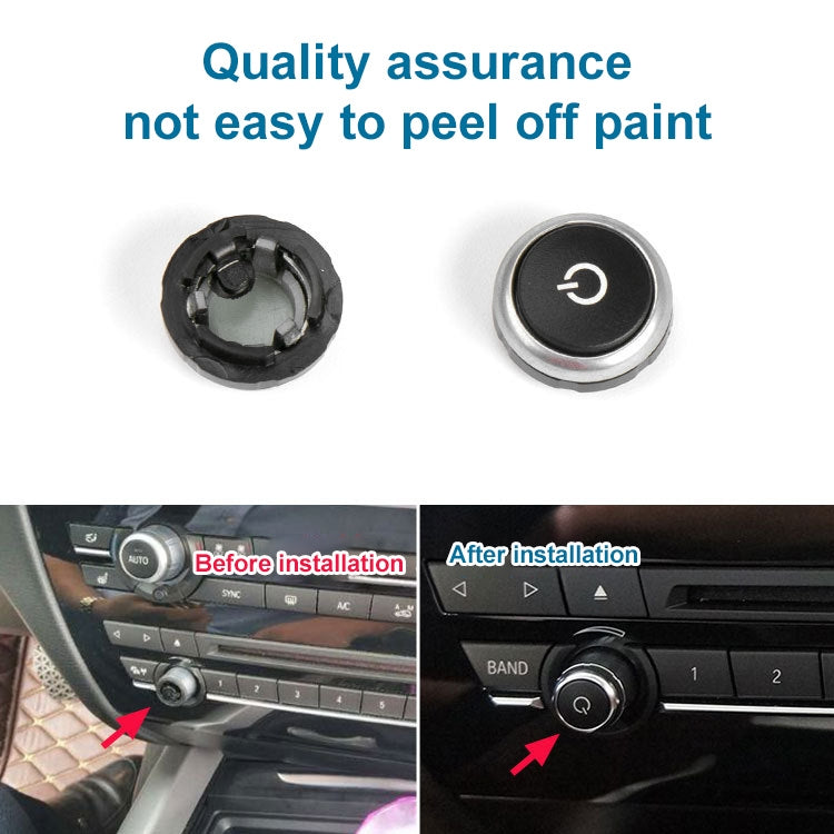 Pulsante interruttore autoradio Manopola volume lettore CD 64119350272 per BMW F10, For BMW F10