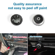Pulsante interruttore autoradio Manopola volume lettore CD 64119350272 per BMW F10, For BMW F10