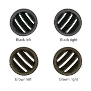 Cruscotto lato destro dell'auto, piccola presa d'aria circolare, presa d'aria condizionata per Mercedes-Benz Classe C W204, Right Side for W204 (Black), Right Side for W204 (Brown)