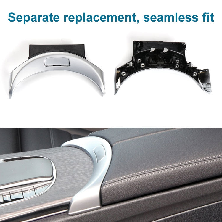 Interruttore della scatola del bracciolo per auto Copertura decorativa Cornice del pulsante del bracciolo per Mercedes-Benz W205 / W253, For Mercedes-Benz W205