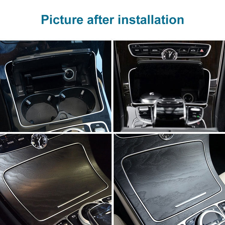 Cornice decorativa portabicchieri per Mercedes-Benz C W205