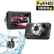 T638+ DVR per auto USB nascosto registratore di guida a doppia lente Monitor video per retromarcia HD, T638+