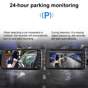 T638+ DVR per auto USB nascosto registratore di guida a doppia lente Monitor video per retromarcia HD, T638+