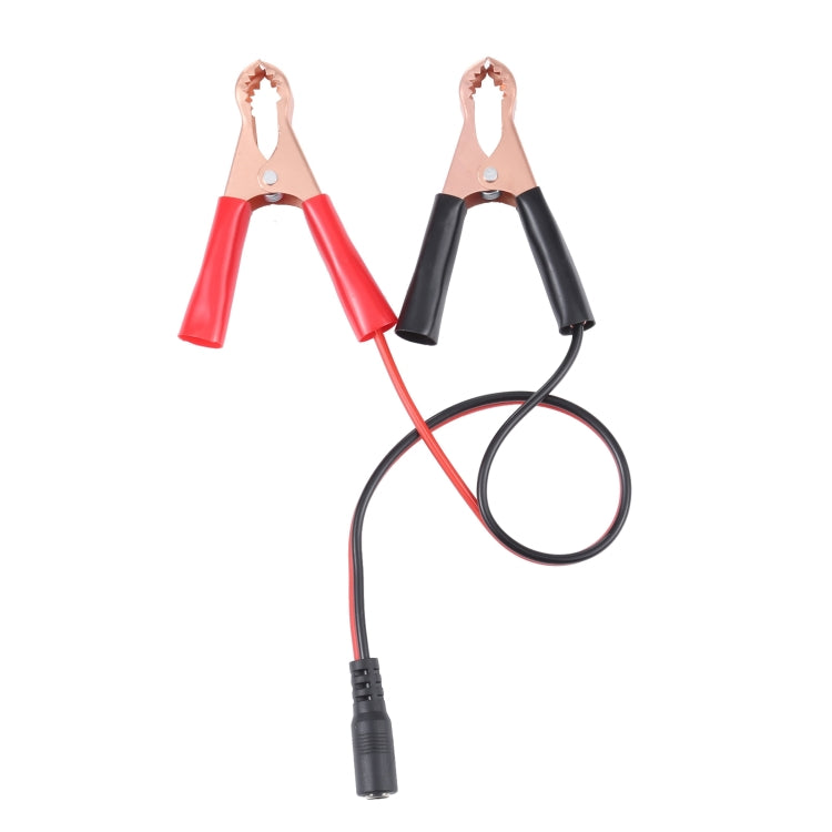 Cavo di collegamento per ricarica con clip a coccodrillo con interfaccia DC 5.5x2.1 per auto, DC 5.5x2.1 Interface