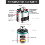 Lampada Bluetooth 5.0 multifunzione per auto BC42