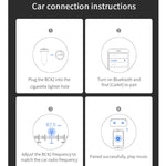 Lampada Bluetooth 5.0 multifunzione per auto BC42