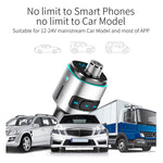 Lampada Bluetooth 5.0 multifunzione per auto BC42