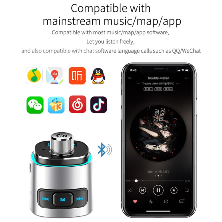 Lampada Bluetooth 5.0 multifunzione per auto BC42