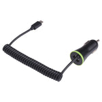 Caricabatteria da auto Mini USB da 17 W 3,4 A con cavo a molla USB-C/Type-C, USB-C / Type-C