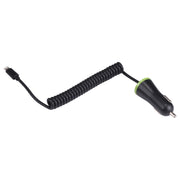 Caricabatteria da auto mini USB da 17 W 3,4 A con cavo a molla a 8 pin, 8 Pin