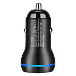 Caricatore auto USB-C 38W PD 20W + QC3.0 doppia porta