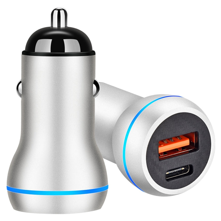 Caricatore auto USB-C 38W PD 20W + QC3.0 doppia porta