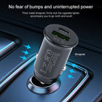TE-339PD 3.1A PD USB-C / Type-C + interfaccia USB Mini caricabatteria da auto a ricarica rapida