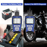 Tester batteria scanner OBD 2 in1 per motociclette JDiag M100, versione semplificata, JDiag M100 Simplified Version