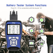 Tester batteria scanner OBD 2 in1 per motociclette JDiag M100, versione semplificata, JDiag M100 Simplified Version