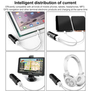 Mini caricabatteria da auto IVON CC26 5V 2.1A con doppia porta USB, CC26 Black, CC26 Grey