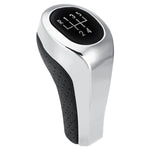 Pomello della leva del cambio argento opaco a 5 velocità per auto per BMW, 5-speed Matte Silver