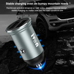 IVON CC37 Mini caricabatteria da auto doppio USB 15W 3.1A + set di cavi dati a ricarica rapida da USB a 8 pin da 1 m, 8 Pin