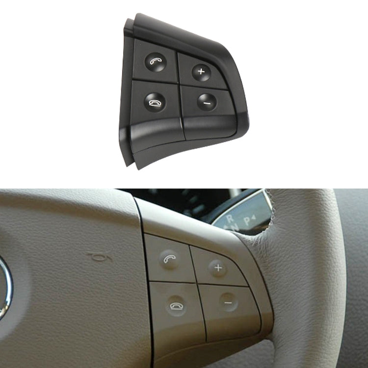 Pannello pulsanti interruttore volante a 4 pulsanti lato destro per auto 1648200110 per Mercedes-Benz W164, guida a sinistra, Right Side 4-button (Black), Right Side 4-button (Coffee), Right Side 4-button (Grey)