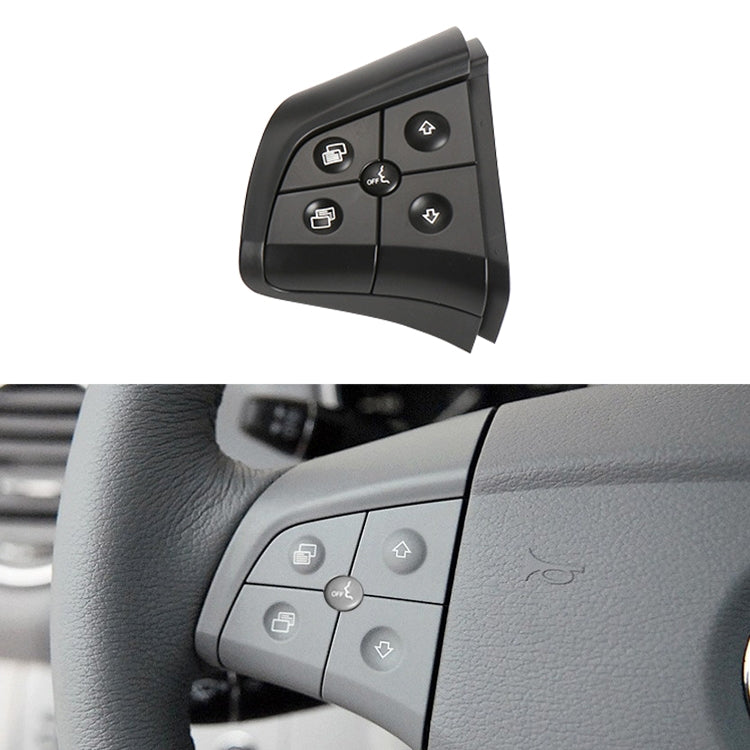 Pannello pulsanti interruttore volante a 5 pulsanti lato sinistro per auto 1648200010 per Mercedes-Benz W164, guida a sinistra, Left Side 5-button (Black), Left Side 5-button (Coffee), Left Side 5-button (Grey)
