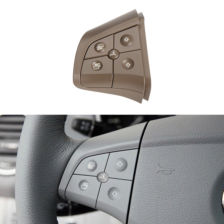 Pannello pulsanti interruttore volante a 5 pulsanti lato sinistro per auto 1648200010 per Mercedes-Benz W164, guida a sinistra, Left Side 5-button (Black), Left Side 5-button (Coffee), Left Side 5-button (Grey)