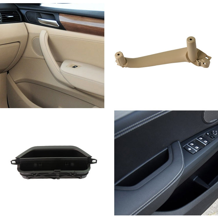 Maniglia anteriore interna destra per auto, maniglia, copertura del rivestimento 5141 7394 519-1 per BMW X3 X4, guida a sinistra, Front Right Inside (Black), Front Right Inside (Beige)