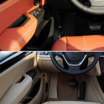 Maniglia per porte interne anteriori sinistra dell'auto, copertura del rivestimento 5141 7394 519-1 per BMW X3 X4, guida a sinistra, Front Left Inside (Black), Front Left Inside (Beige)