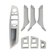 Versione a configurazione alta per auto, maniglia interna delle porte, copertura del rivestimento 5141 7225 873 per BMW F10 F18, guida a sinistra, High Configuration Version (Black), High Configuration Version (Beige White)                             ...