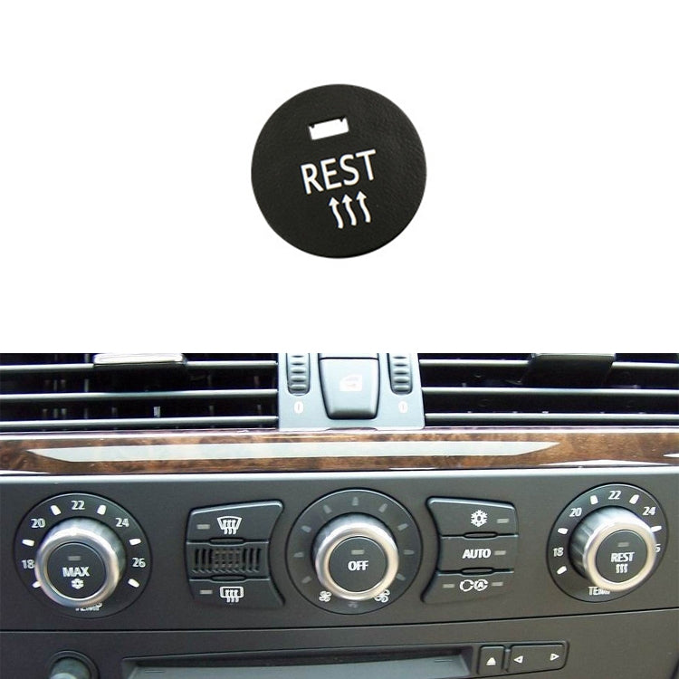 Tasto interruttore sul pannello del condizionatore d'aria per auto Chiave REST 6131 9250 196-1 per BMW E60 2003-2010, guida a sinistra, REST