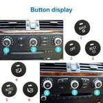 Tasto interruttore sul pannello del condizionatore d'aria per auto Chiave REST 6131 9250 196-1 per BMW E60 2003-2010, guida a sinistra, REST