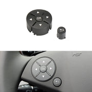 Pannello pulsanti interruttore volante lato sinistro per auto per Mercedes-Benz W204 2007-2014, guida a sinistra, Left Side (Black), Left Side (Grey), Left Side (Beige), Left Side (Brown)