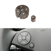 Pannello pulsanti interruttore volante lato sinistro per auto per Mercedes-Benz W204 2007-2014, guida a sinistra, Left Side (Black), Left Side (Grey), Left Side (Beige), Left Side (Brown)