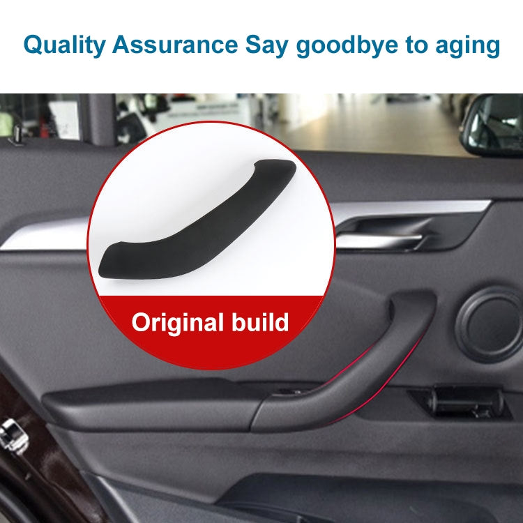 Auto lato destro interno porte maniglia tirare rivestimento rivestimento 51417417513 per BMW X1 2016-, guida a sinistra, Right Side (Black), Right Side (Coffee), Right Side (Beige White), Right Side (Beige), Right Side (Red)