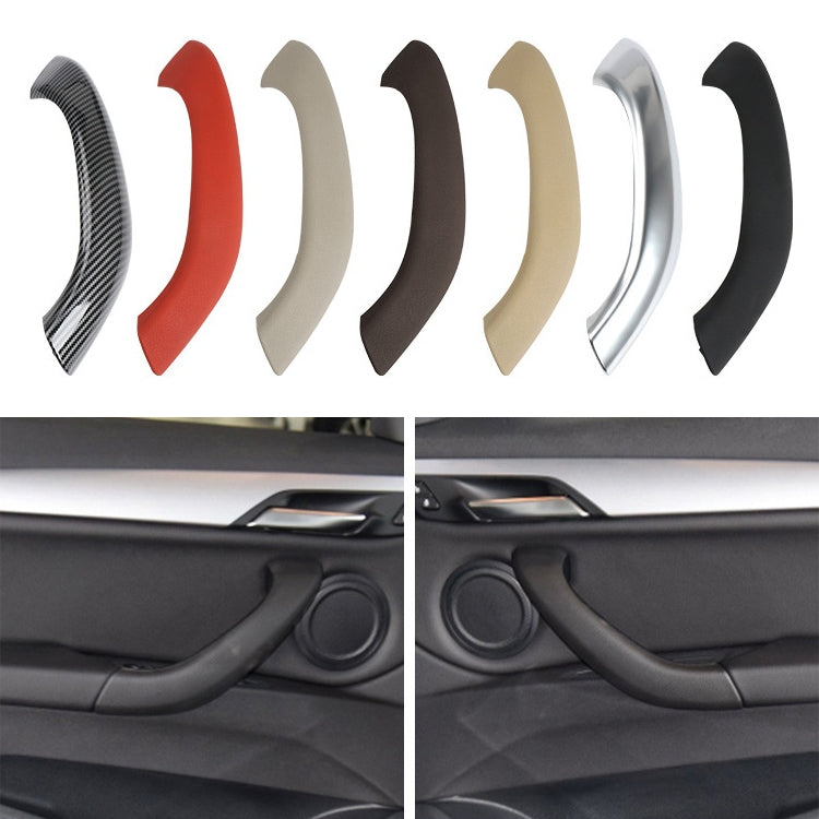 Auto lato sinistro interno porte maniglia tirare rivestimento rivestimento 51417417513 per BMW X1 2016-, guida a sinistra, Left Side (Black), Left Side (Coffee), Left Side (Beige White), Left Side (Beige), Left Side (Red)