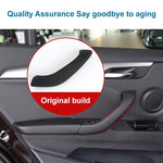Auto lato sinistro interno porte maniglia tirare rivestimento rivestimento 51417417513 per BMW X1 2016-, guida a sinistra, Left Side (Black), Left Side (Coffee), Left Side (Beige White), Left Side (Beige), Left Side (Red)