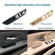 Pannello di rivestimento dell'interruttore di sollevamento del finestrino della porta anteriore sinistra dell'auto 51416983705 per BMW E60 2008-2010, versione standard con guida a sinistra, Standard Version