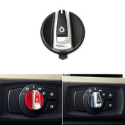 Rivestimento della manopola del pulsante dell'interruttore dei fari dell'auto 6131 6932 796 per BMW X1 2009-2015, guida a sinistra