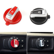Rivestimento della manopola del pulsante dell'interruttore dei fari dell'auto 6131 6932 796 per BMW X1 2009-2015, guida a sinistra