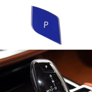 Leva del cambio per auto Pulsante di parcheggio automatico Lettera P Tappo per BMW Serie G Chassis, guida a sinistra, For BMW G Chassis Series (Black), For BMW G Chassis Series (Blue), For BMW G Chassis Series (Red)