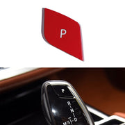 Leva del cambio per auto Pulsante di parcheggio automatico Lettera P Tappo per BMW Serie G Chassis, guida a sinistra, For BMW G Chassis Series (Black), For BMW G Chassis Series (Blue), For BMW G Chassis Series (Red)