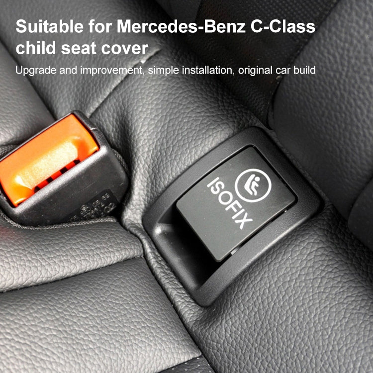 Copertura di sicurezza per seggiolino auto con interruttore ISOFIX per bambini posteriori 2059200513 per Mercedes-Benz W205 2015-2021, guida a sinistra